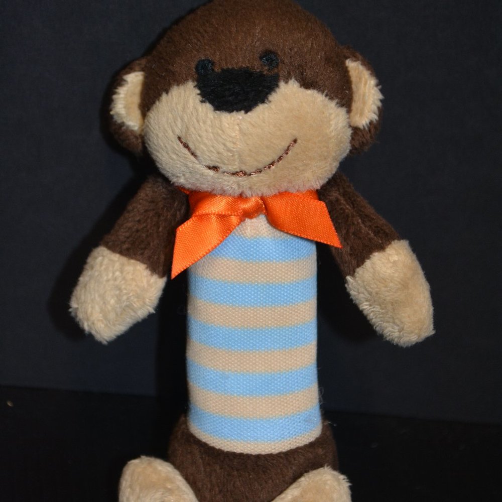 Carter's Plush Crinkle Stick Baby Teether Toy Soft